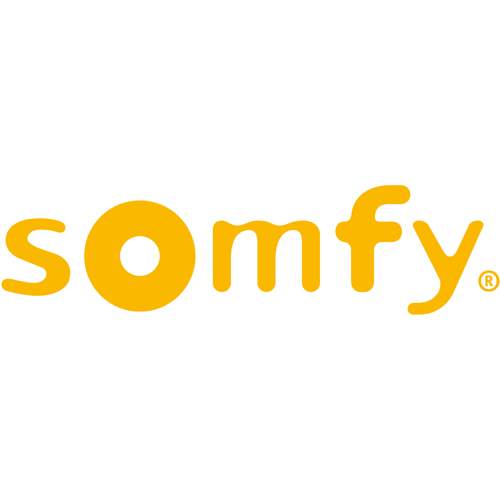 Logo automatisation porte domotique somfy et porte de garage