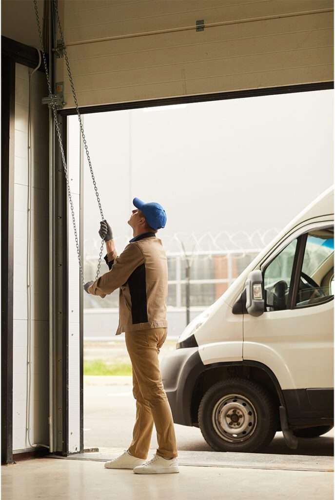 installation dépannage motorisation porte de garage sectionnelle