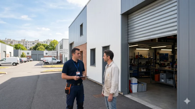 Dépannage porte de garage à Sartrouville intervention rideau métallique zone d'activités