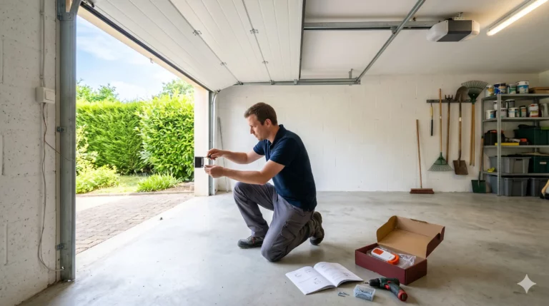 Dépannage porte de garage à Plaisir installation cellules sécurité motorisation garage pavillon