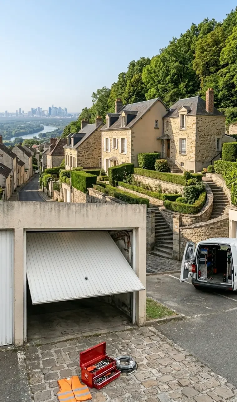 Dépannage porte de garage à Cormeilles-en-Parisis (95240) · intervention rapide DB Assistance