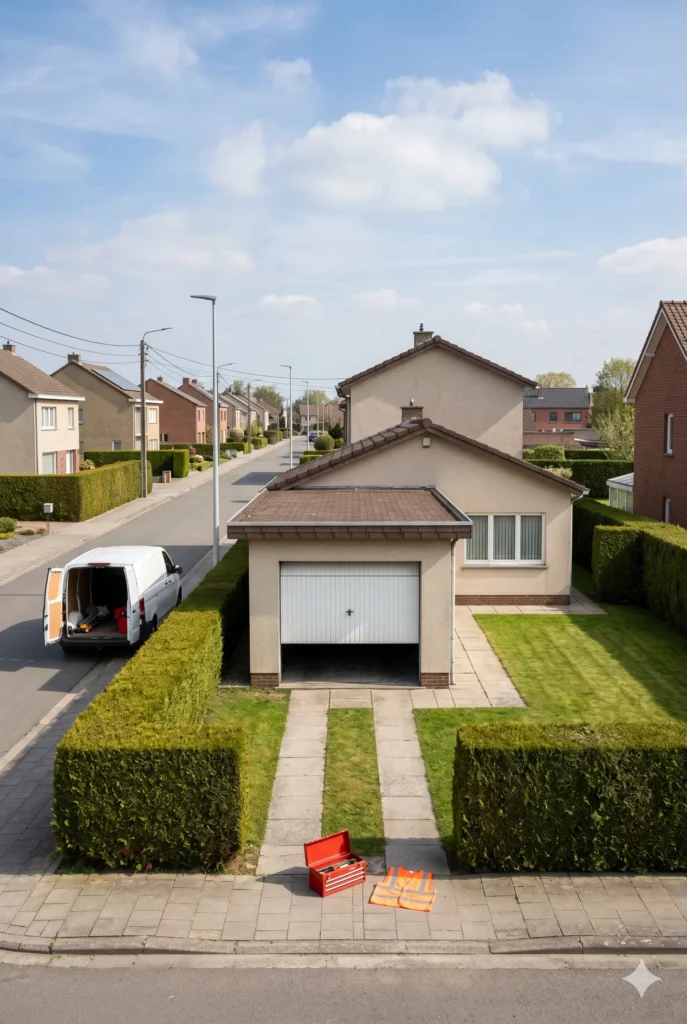 dépannage porte de garage à Élancourt porte sectionnelle bloquée pavillon lotissement Commanderie
