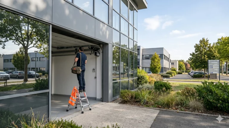 dépannage porte de garage à Élancourt intervention porte industrielle parc d'activités Clef de Saint-Pierre