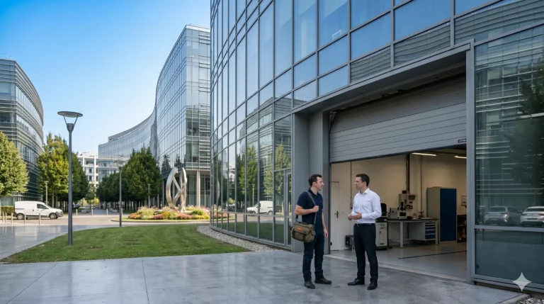 dépannage porte de garage à Guyancourt intervention porte industrielle campus technologique
