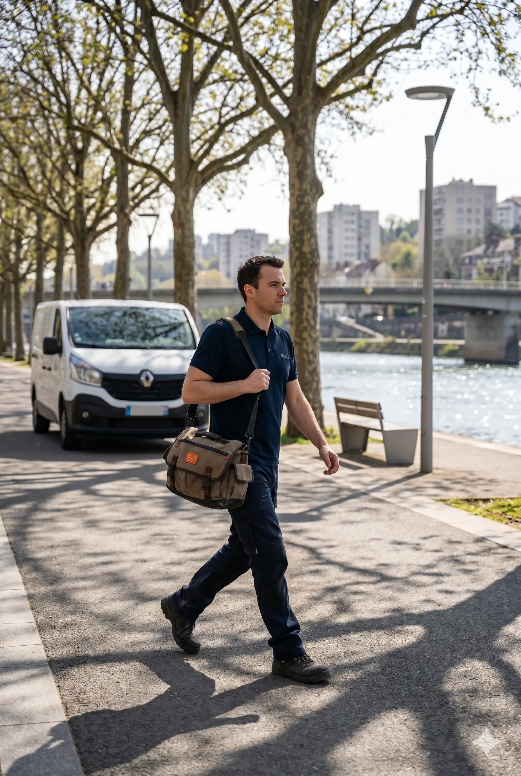 Dépannage porte de garage aux Mureaux technicien DB Assistance quai de Seine
