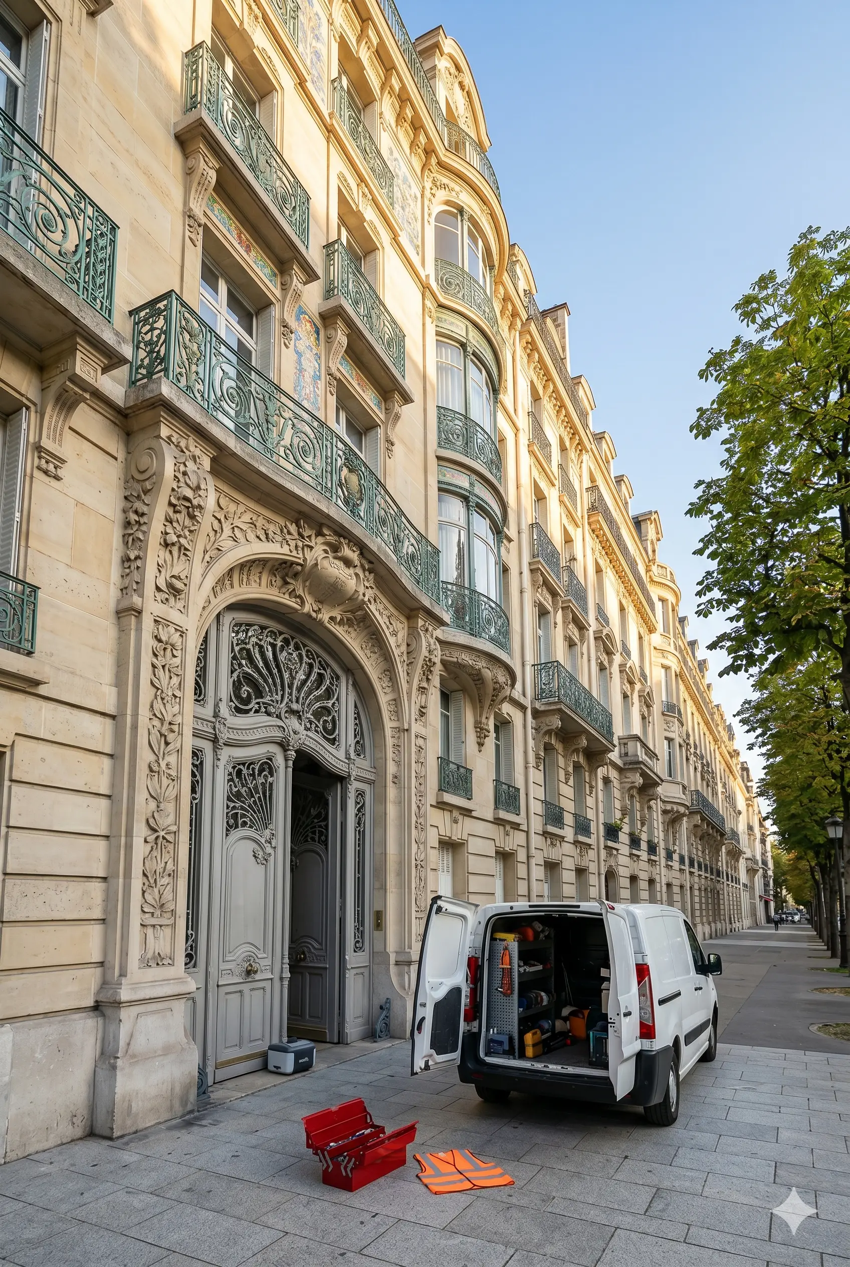 Dépannage porte de garage à Paris 16e (75016) · intervention rapide DB Assistance
