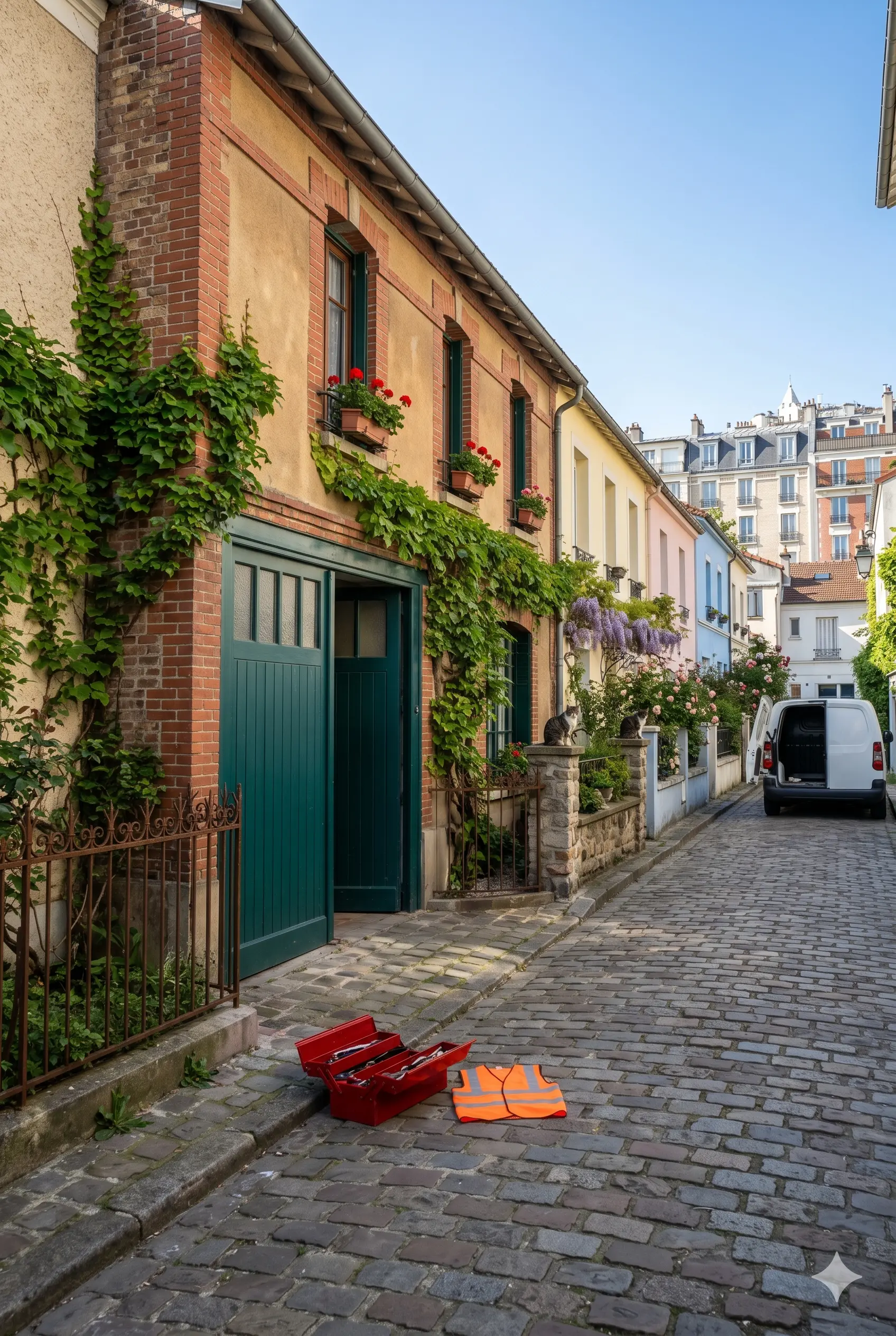 Dépannage porte de garage à Paris 20e (75020) · intervention rapide DB Assistance