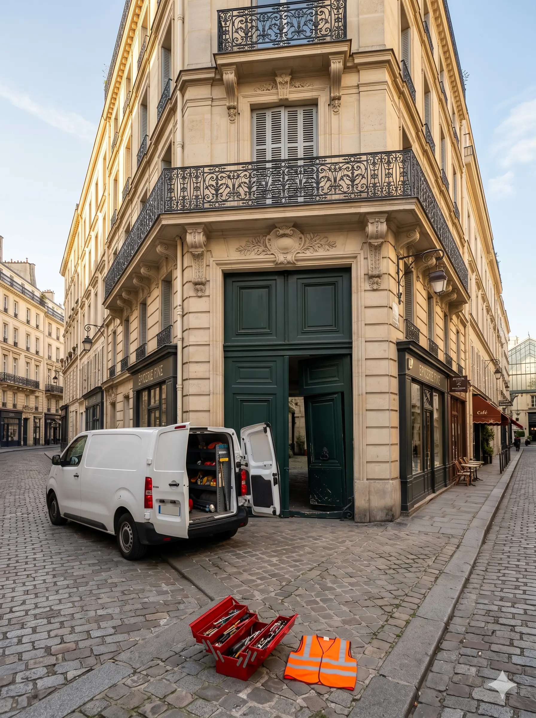 Dépannage porte de garage à Paris 2e (75002) · intervention rapide DB Assistance