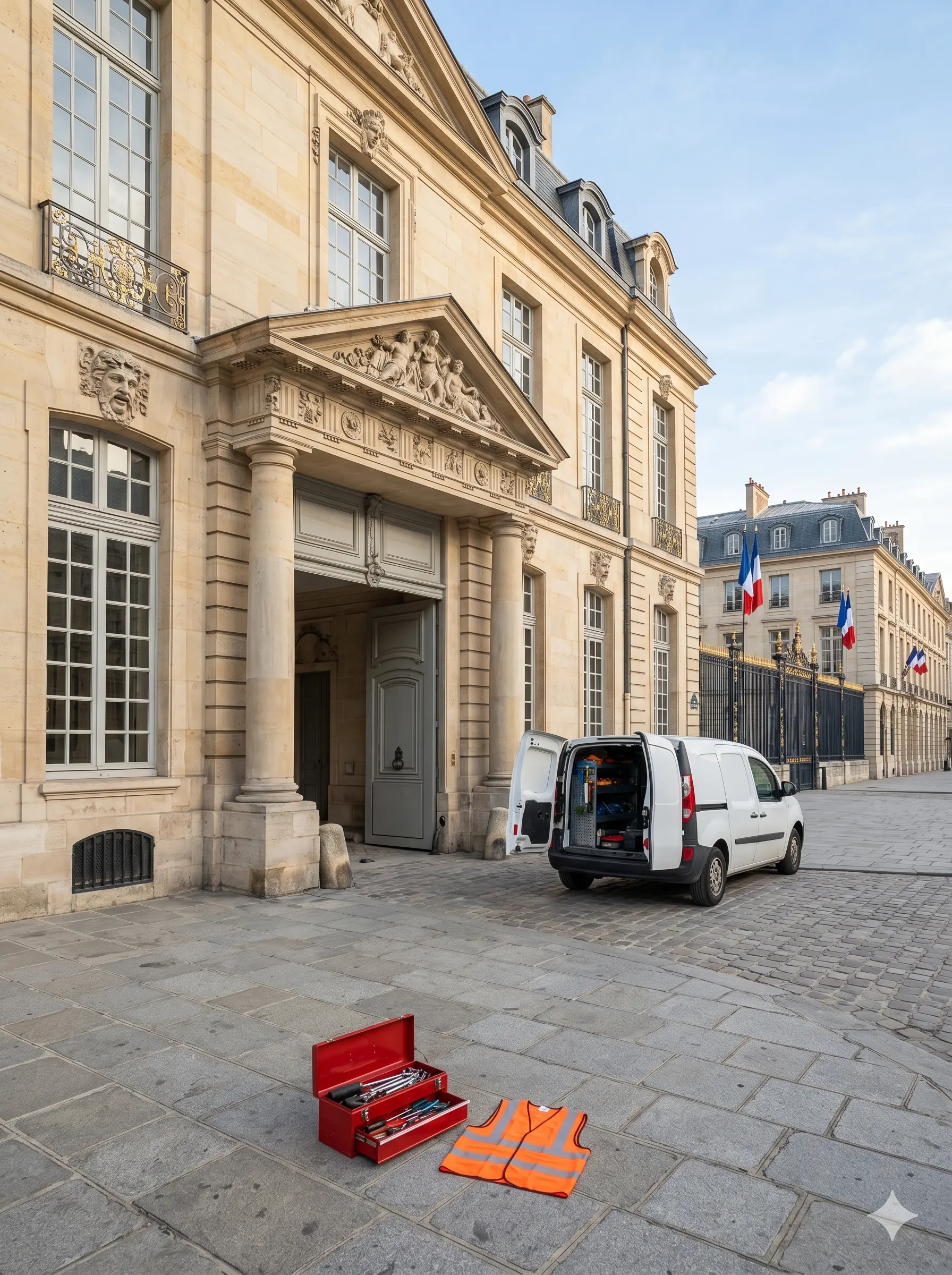 Dépannage porte de garage à Paris 7e (75007) · intervention rapide DB Assistance