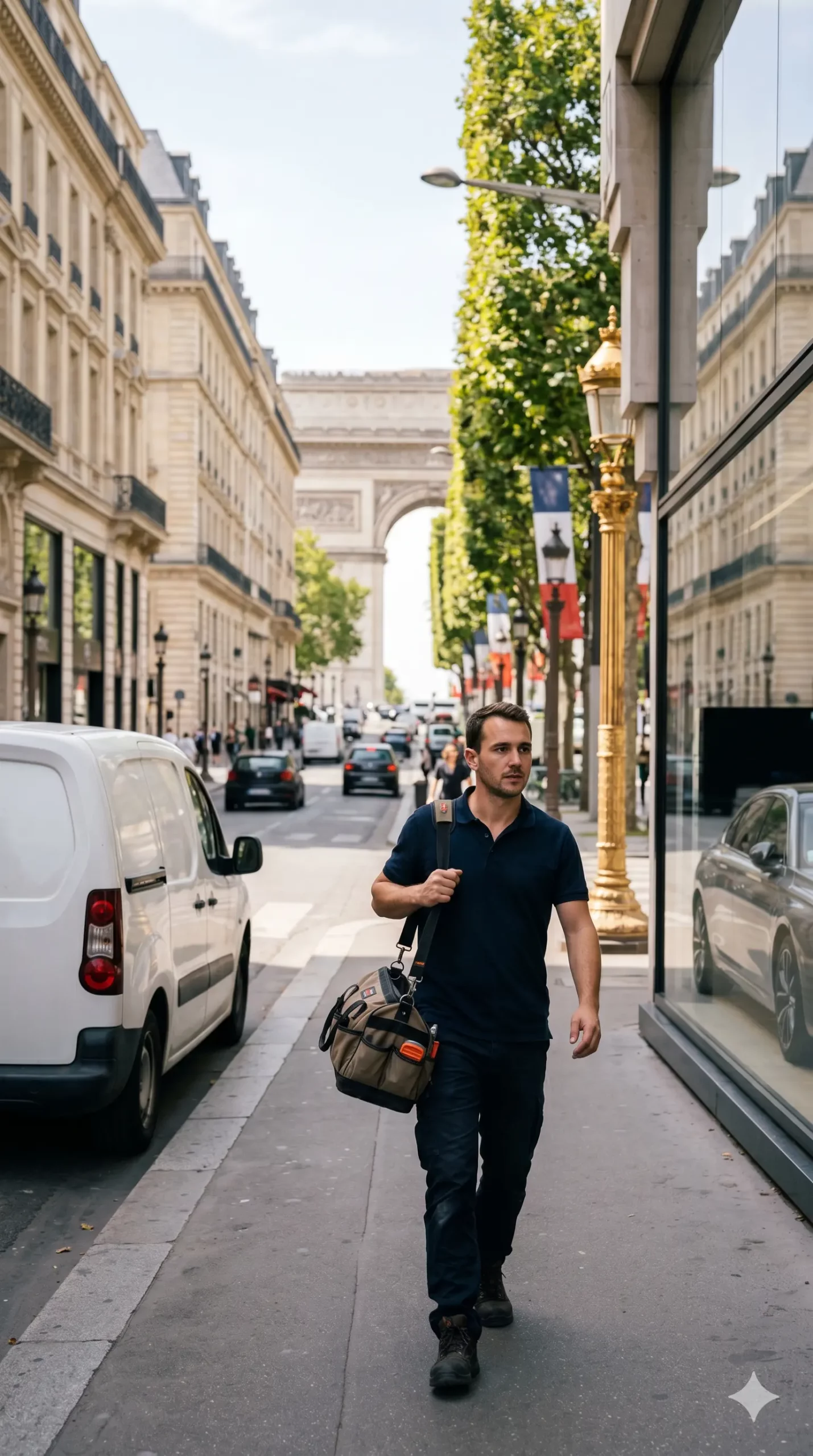 Dépannage porte de garage à Paris 8e (75008) · intervention rapide DB Assistance