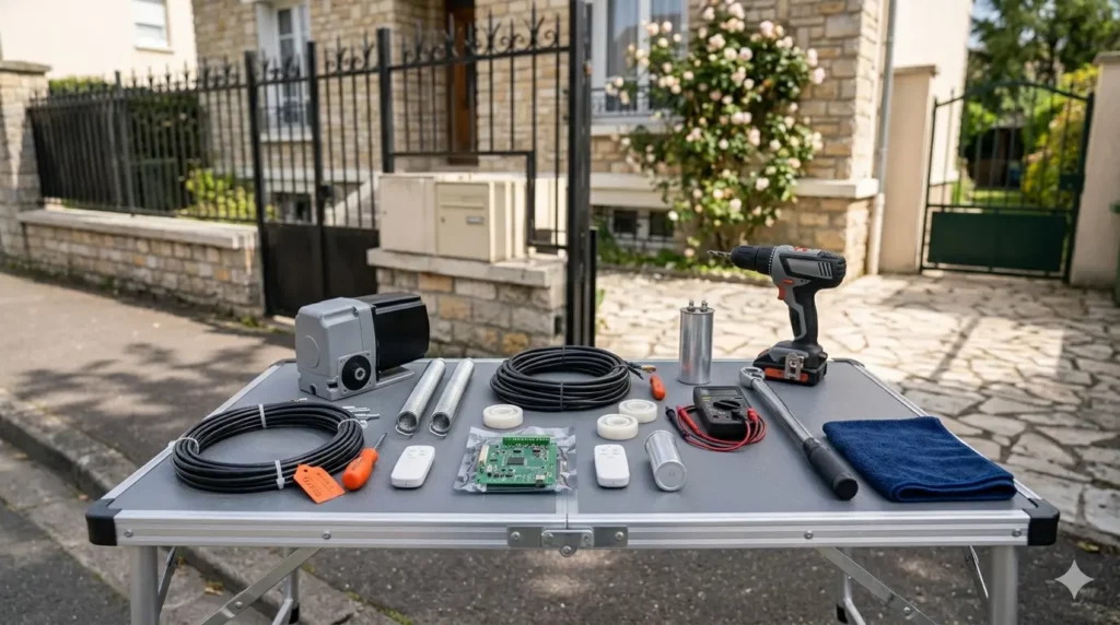 Dépannage porte de garage à Houilles pièces certifiées toutes marques moteur ressort câble