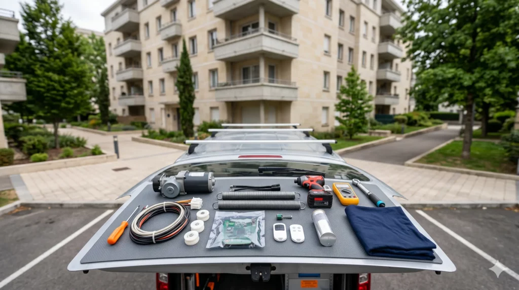 Dépannage porte de garage à Sarcelles pièces certifiées toutes marques Grand Ensemble Lochères