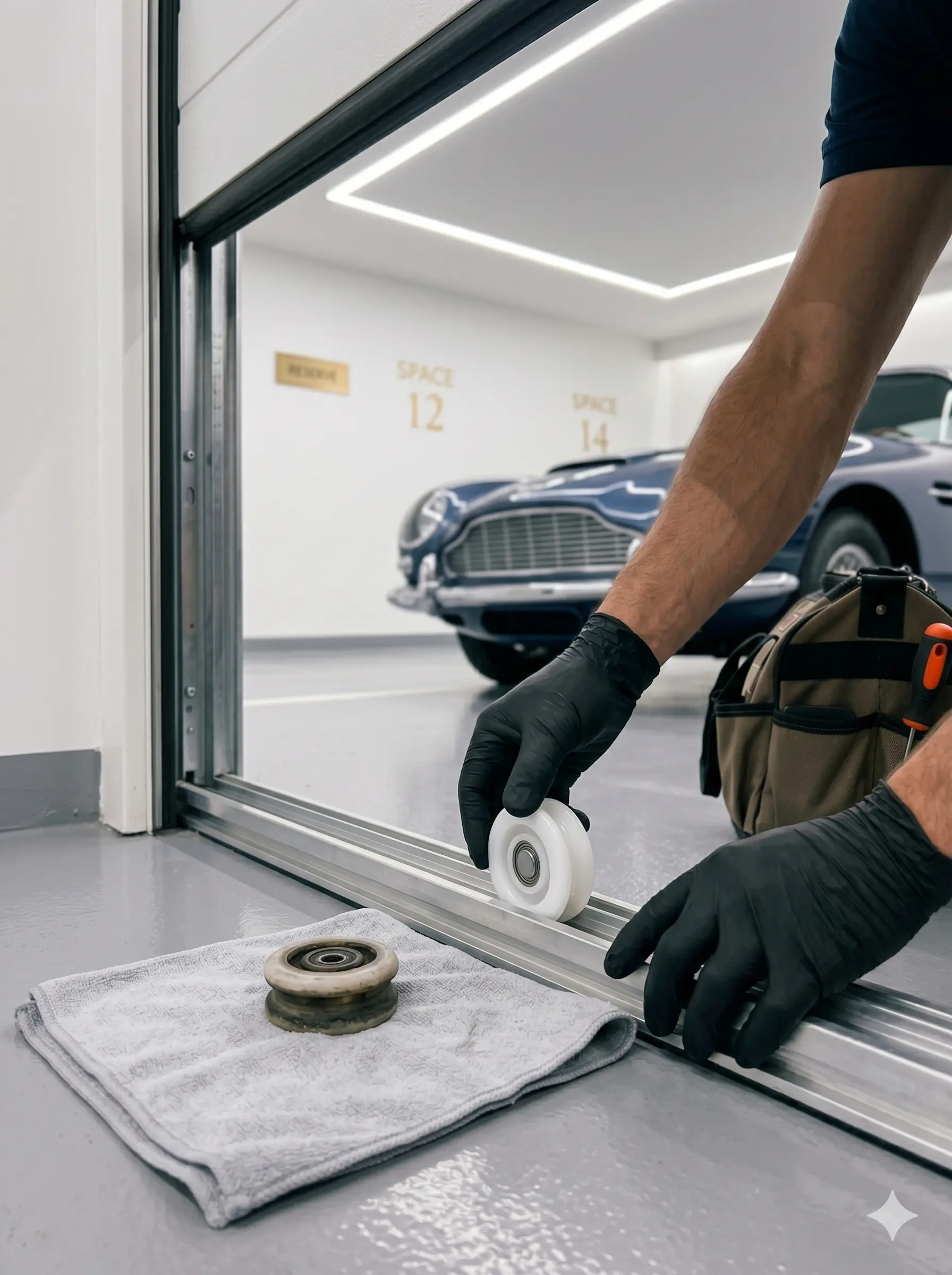 Intervention récente de réparation de porte de garage à Paris 8e (75008)