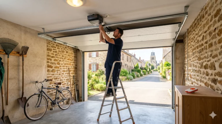 Dépannage porte de garage à Garges-lès-Gonesse installation motorisation garage pavillon meulière Vieux-Pays
