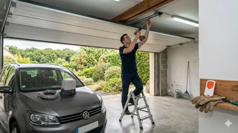 dépannage porte de garage à Maurepas installation motorisation garage pavillon lisière forêt
