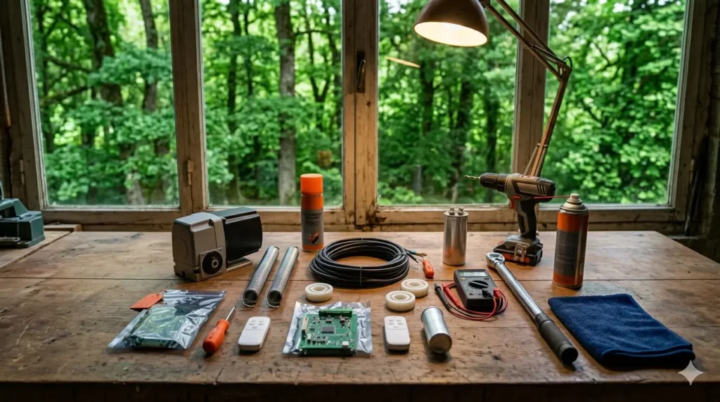 dépannage porte de garage à Rambouillet pièces certifiées toutes marques lisière forêt domaniale