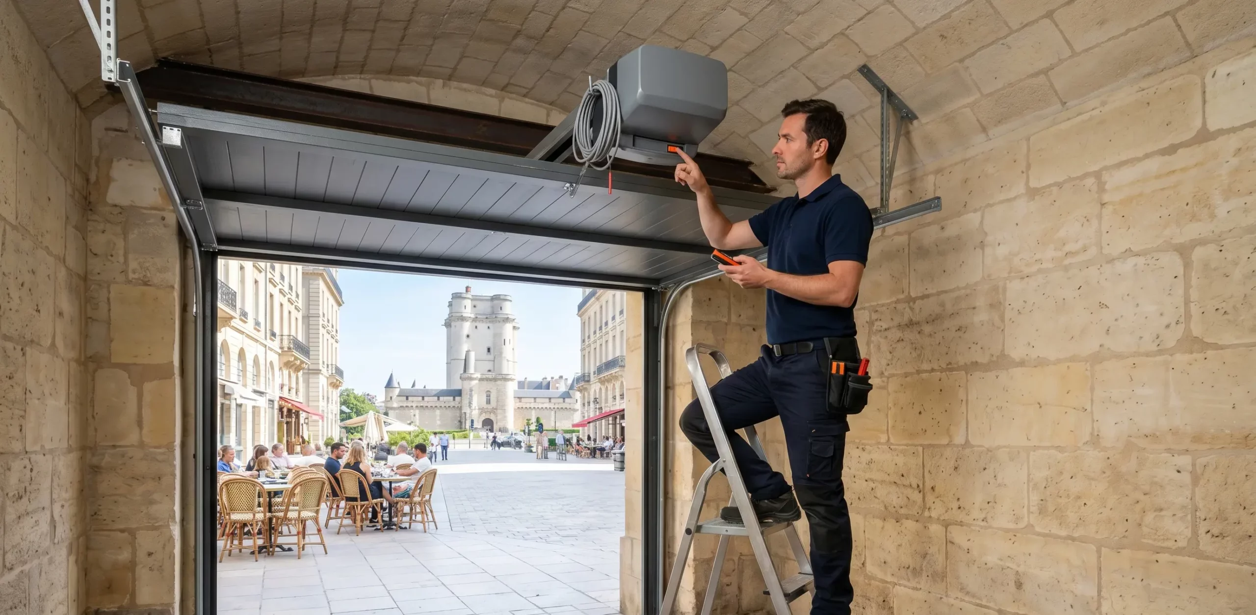 Motorisation de porte de garage à Vincennes