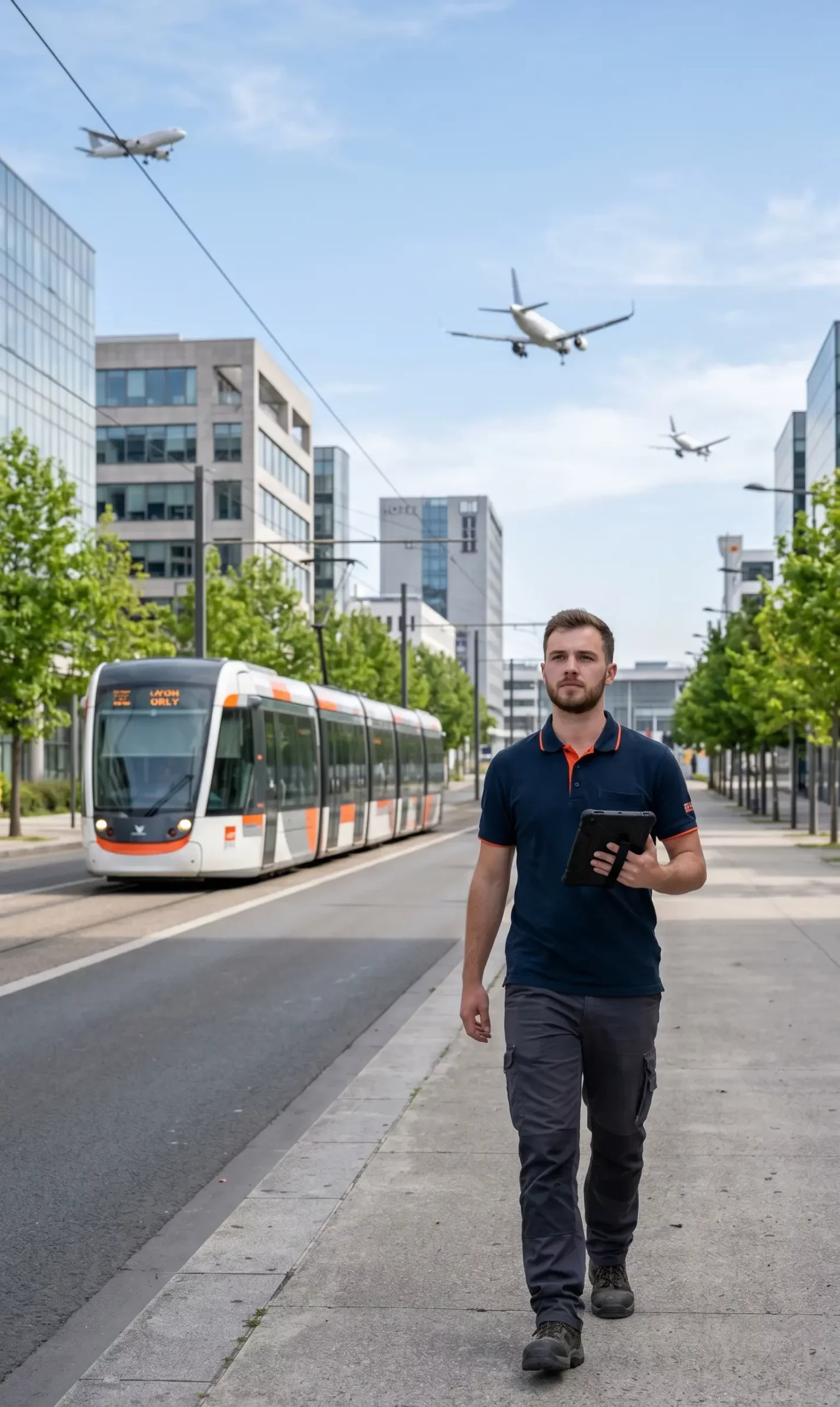 Technicien DB Assistance réparant une porte de garage à Orly