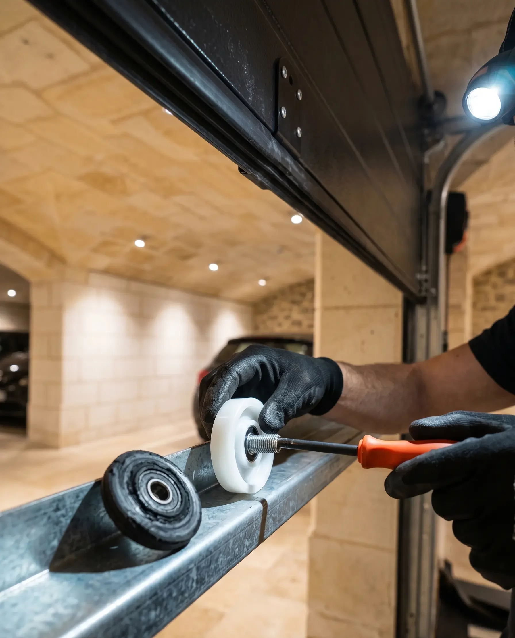 Intervention récente de réparation de porte de garage à Vincennes (94300)