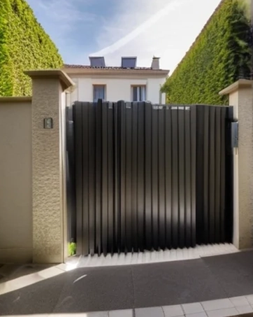 Cas concret installation portail à Levallois-Perret (92300)