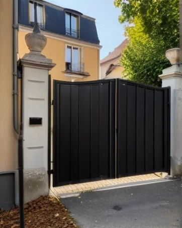 Cas concret installation portail à Vanves (92170)
