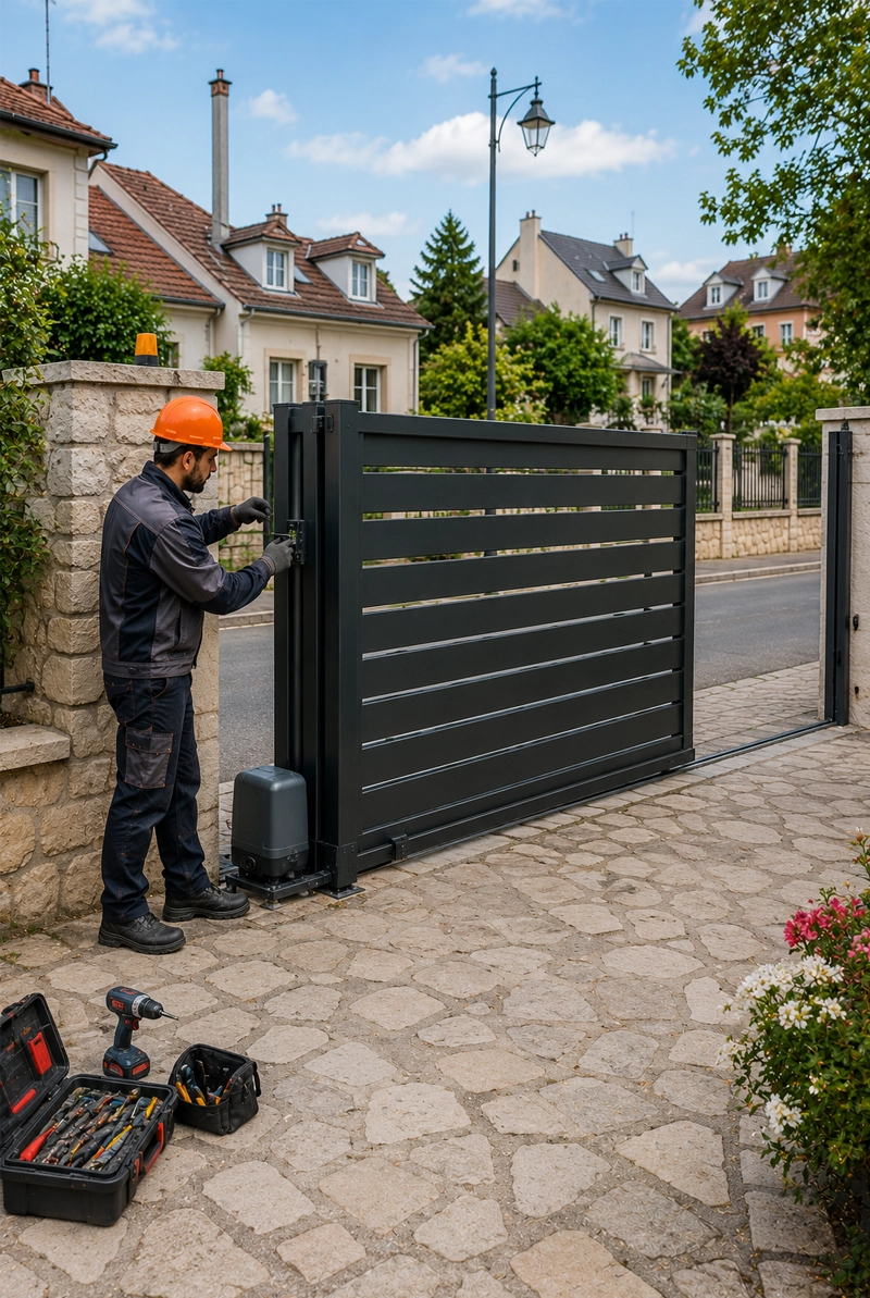 Artisan technique Pose et Installation portail à Houilles 78 - INSTALLATEUR