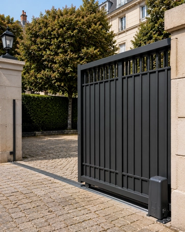 Cas concret installation portail à Versailles (78000)