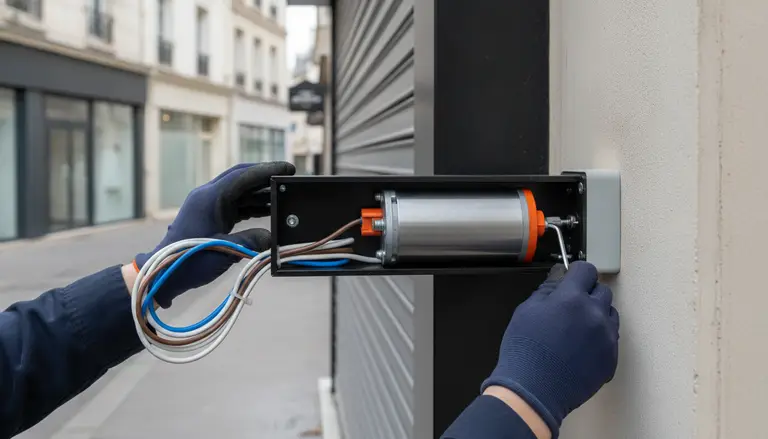 Motorisation de rideau métallique à Colombes