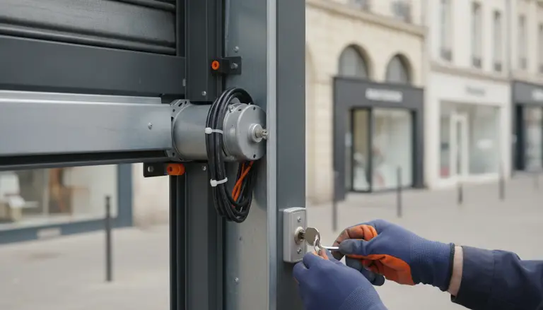 Motorisation de rideau métallique aux Mureaux