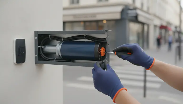 Motorisation de rideau métallique à Levallois-Perret
