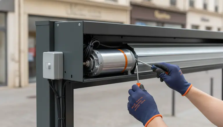 Motorisation de rideau métallique à Montrouge