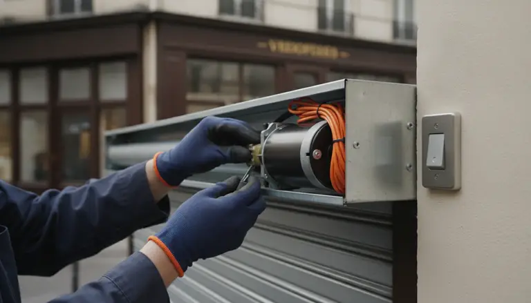 Motorisation de rideau métallique à Paris 10e
