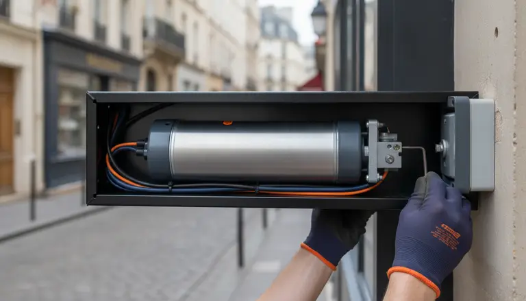 Motorisation de rideau métallique à Paris 18e