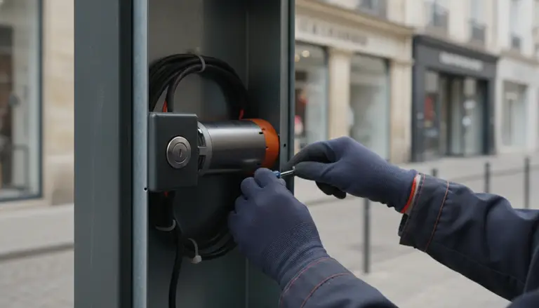 Motorisation de rideau métallique à Trappes