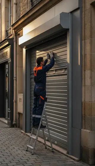 Dépannage rideau métallique à Chatou (78400) · intervention rapide DB Assistance