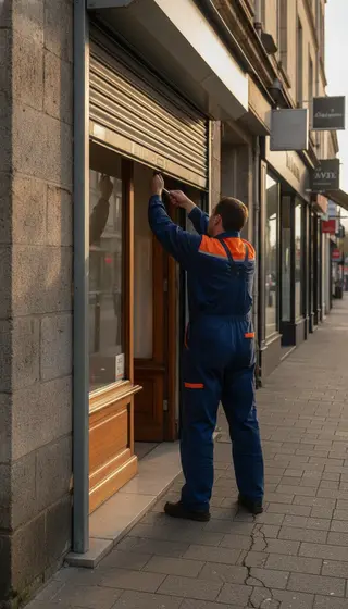 Dépannage rideau métallique aux Mureaux (78130) · intervention rapide DB Assistance