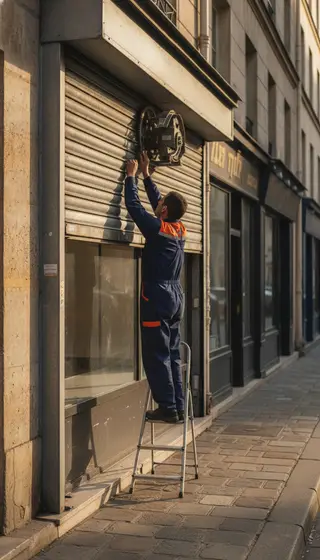 Dépannage rideau métallique à Paris 10e (75010) · intervention rapide DB Assistance