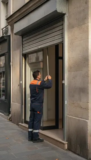 Dépannage rideau métallique à Paris 11e (75011) · intervention rapide DB Assistance