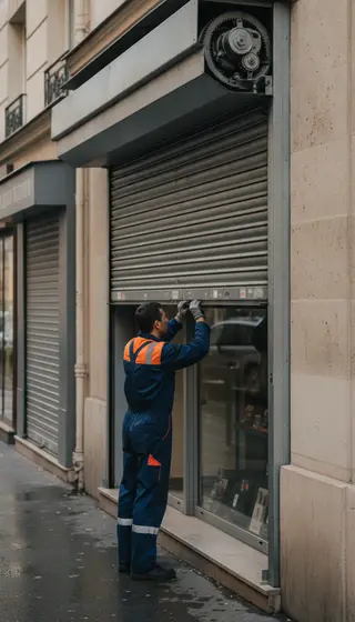 Dépannage rideau métallique à Paris 13e (75013) · intervention rapide DB Assistance