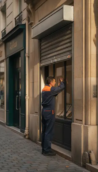 Dépannage rideau métallique à Paris 16e (75016) · intervention rapide DB Assistance