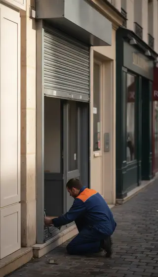 Dépannage rideau métallique à Paris 18e (75018) · intervention rapide DB Assistance