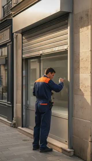 Dépannage rideau métallique à Paris 19e (75019) · intervention rapide DB Assistance