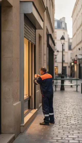 Dépannage rideau métallique à Paris 1er (75001) · intervention rapide DB Assistance