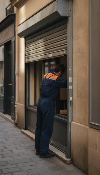 Dépannage rideau métallique à Paris 2e (75002) · intervention rapide DB Assistance