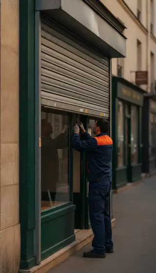 Dépannage rideau métallique à Paris 4e (75004) · intervention rapide DB Assistance