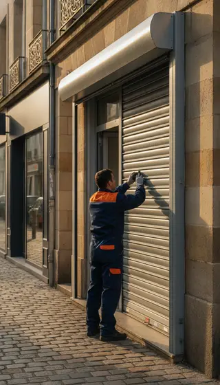 Dépannage rideau métallique à Poissy (78300) · intervention rapide DB Assistance