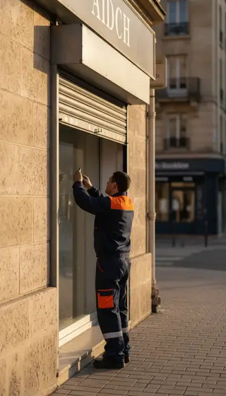 Dépannage rideau métallique à Suresnes (92150) · intervention rapide DB Assistance