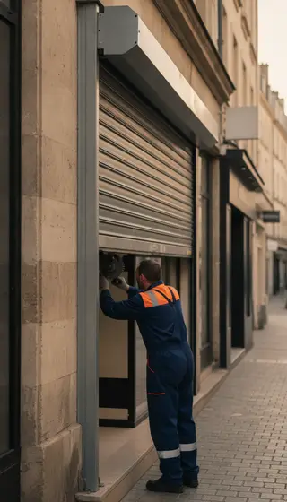 Dépannage rideau métallique à Versailles (78000) · intervention rapide DB Assistance