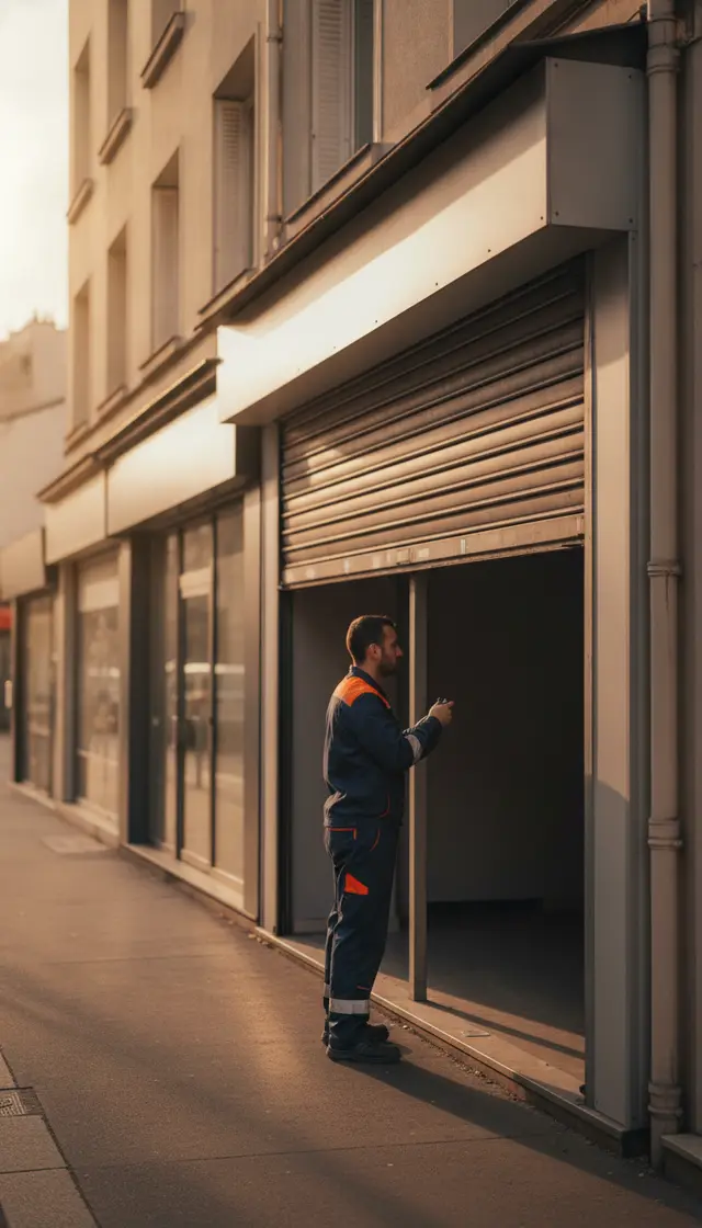 Réparation de rideau métallique dans les Hauts-de-Seine (92) · intervention rapide DB Assistance