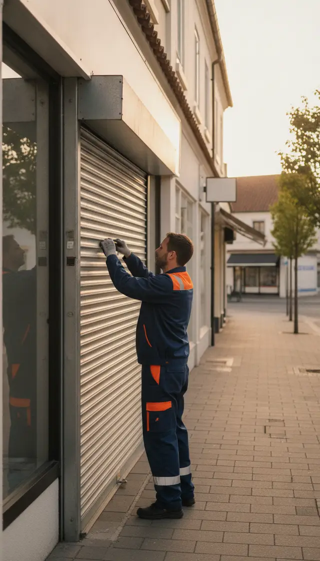 Réparation de rideau métallique dans les Yvelines (78) · intervention rapide DB Assistance